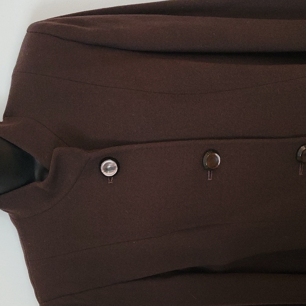 VINTAGE HERBERT  GROSSMAN  DESIGNED BY C. SOBEL WOOL SUIT. MADE IN THE USA